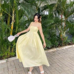 Yellow brand new dress